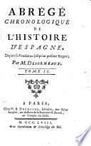 Abrégé Chronologique De L'Histoire D'Espagne0