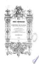 Abrégé chronologique de l'histoire de France, depuis Clovis jusqu'à la mort de Louis XIV