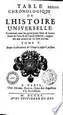 Abrégé chronologique de l'histoire universelle, sacrée et profane