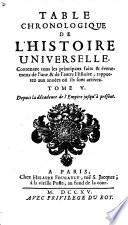 Abrege chronologique de l'histoire universelle sacree et profane. Trad. nouv. Suivant la derniere Edition Latine ... Nouv. Ed. continuee jusqu'a present