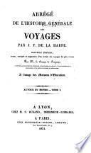 Abrégé de l'histoire générale des voyages: Autour du monde