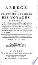 Abrégé de l'Histoire générale des voyages