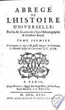 Abregé de l'histoire universelle