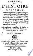 Abrégé de l'historie d'Espagne