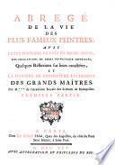 Abregé de la vie des fameux peintres