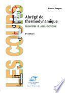 Abrégé de thermodynamique
