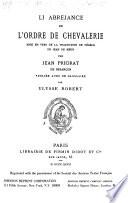 Abrejance de l'ordre