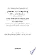 Abschied von der Spaltung
