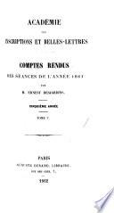 ACADEMIE DES INSCRIPTIONS ET BELLES-LETTRES