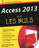 Access 2013 Pour les Nuls
