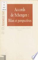 Accords de Schengen : Bilan et perspectives