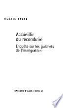 Accueillir ou reconduire