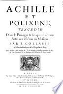 Achille et Polixene
