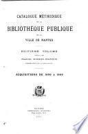 Acquisitions de 1890-1908