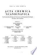 Acta Chemica Scandinavica