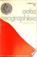 Acta geographica