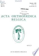 Acta orthopaedica belgica