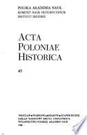 Acta Poloniae Historica