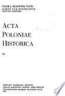 Acta Poloniae Historica
