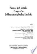 Actas de las V Jornadas Zaragoza-Pau de Matemática Aplicada y Estadística
