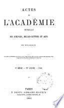 Actes de l'Académie impériale des sciences, belles-lettres et arts de Bordeaux