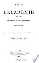 Actes de l'Academie Royale des Sciences, Belles Lettres et Arts de Bordeaux