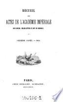 Actes de l'Academie Royale des Sciences, Belles Lettres et Arts de Bordeaux