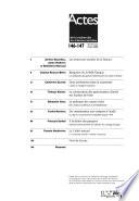 Actes de la recherche en sciences sociales