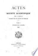 Actes de la Société scientifique du Chili