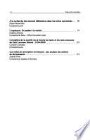 Actes des Journées de linguistique
