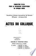 Actes du colloque, 16 février-22 février 1976