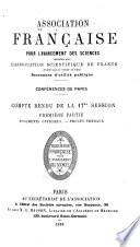 Actes du congrès