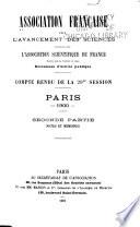 Actes du congrès