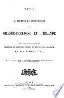 Actes du Parlement de la puissance du Canada