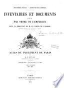 Actes du Parlement de Paris: 1254-1299.-5.2.1299-1328