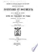 Actes du Parlement de Paris: 1328-1342