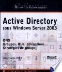 Active Directory sous Windows Server 2003