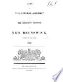 Acts of New Brunswick