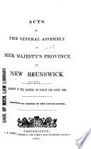 Acts of New Brunswick