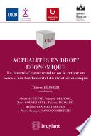 Actualités en droit économique