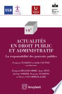 Actualités en droit public et administratif