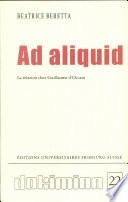 Ad aliquid