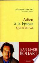 Adieu à la France qui s'en va
