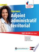 Adjoint administratif Territorial - Catégorie C - 2015