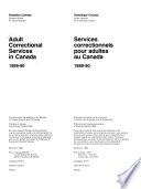 Adult Correctional Services in Canada