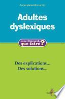 Adultes dyslexiques