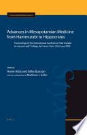 Advances in Mesopotamian Medicine from Hammurabi to Hippocrates