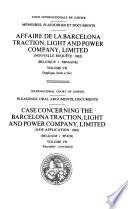 Affaire de la Barcelona Traction, Light and Power Company, Limited
