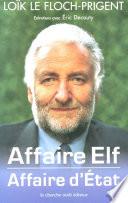 Affaire Elf, affaire d'État