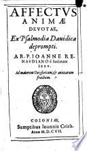 Affectus animae devotae